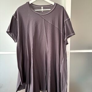 Grey Swing T-shirt from Intately by Free People NWT Sz. M